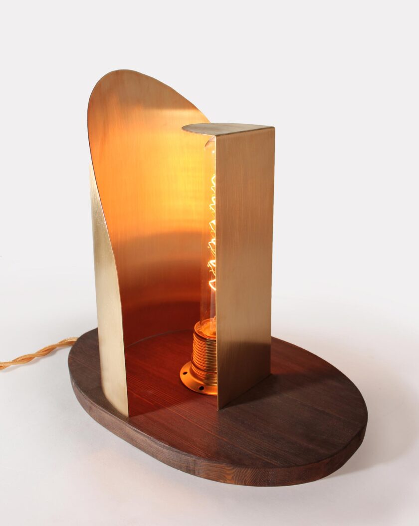 brass table lamp Retro bulb
