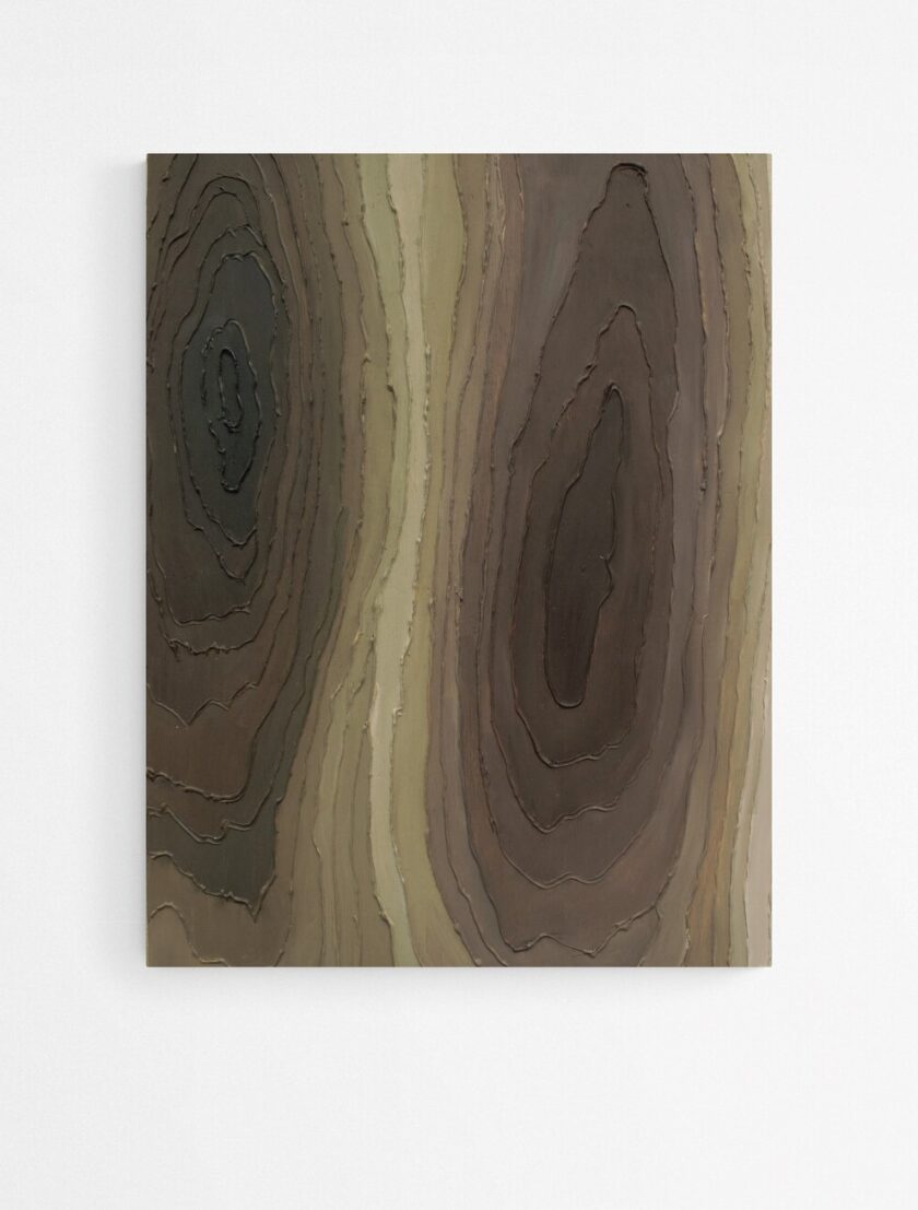 Abstract Tree Bark Painting