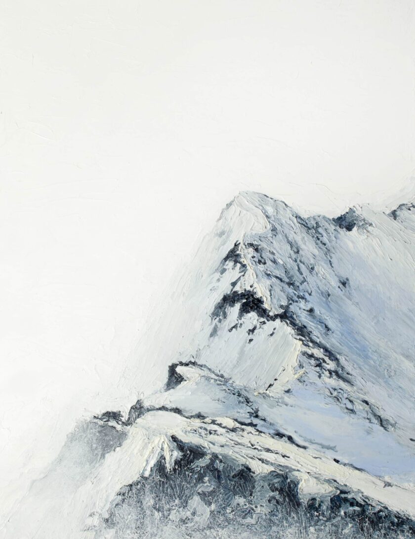 Modern-painting-Snowy-mountains.